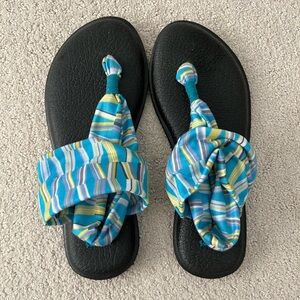 Sanuk Yoga Sling Flat Sandal Size 7